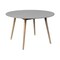 Armen Living Sydney and Fanny 5 Piece Outdoor Patio Dining Set in Light Eucalyptus Wood Gray Cushions 840254335981 - alternate 10